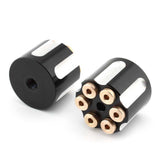 Maxbell 2x Solo Seat Mounting Nuts Accessories Assembly for Harley Road King Black Argent