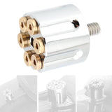 Maxbell Fender Seat Bolt Screw 1/4"-20 Thread for Softail Professional Durable Argent
