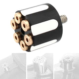Maxbell Fender Seat Bolt Screw 1/4"-20 Thread for Softail Professional Durable Black White
