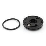 Maxbell Motorcycle Fork Lock Cover for Harley Road King Models Replacement Black