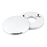 Maxbell Motorcycle Fork Lock Cover for Harley Road King Models Replacement Argent