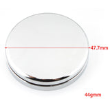 Maxbell Motorcycle Fork Lock Cover for Harley Road King Models Replacement Argent