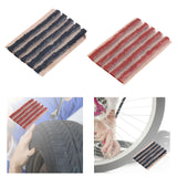Maxbell 5Pcs Car Tubeless Tire Repair Strips Tyre Puncture for Truck Motorbike Brown