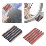 Maxbell 5Pcs Car Tubeless Tire Repair Strips Tyre Puncture for Truck Motorbike Brown
