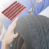 Maxbell 5Pcs Car Tubeless Tire Repair Strips Tyre Puncture for Truck Motorbike Brown