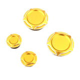 Maxbell 4 Pieces Motorcycle Frame Hole Cap Cover for Ducati Scrambler 400 800 Aureate