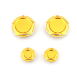 Maxbell 4 Pieces Motorcycle Frame Hole Cap Cover for Ducati Scrambler 400 800 Aureate