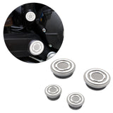 Maxbell 4x Motorbike Frame Hole Cover for Ducati Scrambler 800 1100 Accessories Titanium