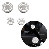 Maxbell 4x Motorbike Frame Hole Cover for Ducati Scrambler 800 1100 Accessories Titanium