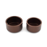 Maxbell 2 Pieces Rear Axle Nut Covers for Harley-Davidson Sportster S Rh1250S Brown