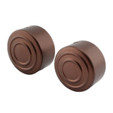 Maxbell 2 Pieces Rear Axle Nut Covers for Harley-Davidson Sportster S Rh1250S Brown