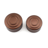 Maxbell 2 Pieces Rear Axle Nut Covers for Harley-Davidson Sportster S Rh1250S Brown