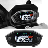 Maxbell Motorcycle LCD Digital Speedometer Gauge Universal Waterproof Replacement