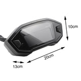 Maxbell Motorcycle LCD Digital Speedometer Gauge Universal Waterproof Replacement