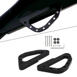 Maxbell UTV x3 Roll Bar Grab Handles Aluminum Black for Can AM Maverick x3