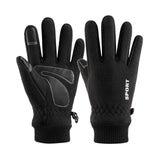 Maxbell Winter Warm Gloves Non Slip Thermal Gloves for Outdoor Riding Hiking M Black