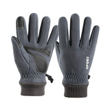 Maxbell Winter Warm Gloves Non Slip Thermal Gloves for Outdoor Riding Hiking L Grey