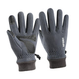 Maxbell Winter Warm Gloves Non Slip Thermal Gloves for Outdoor Riding Hiking L Grey