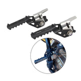 Maxbell Highway Front Foot Pegs Folding Footrests Clamps for BMW R1250GS F850GS