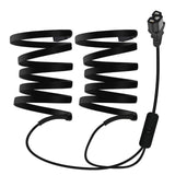 Maxbell Electric Motorcycle Heated Handlebar Grip Cover Comfortable Grip Winter Use Style A