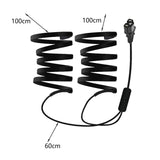 Maxbell Electric Motorcycle Heated Handlebar Grip Cover Comfortable Grip Winter Use Style A