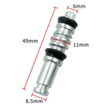Maxbell Clutch Brake Pump Piston Plunger Repair Kit Durable Replace for Scooter Upper Pump 11mmx49mm