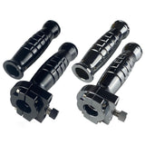Maxbell Motorcycle Handlebar Throttle Twist Grip Handle Bar Thruster Grip Nonslip Black