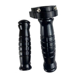 Maxbell Motorcycle Handlebar Throttle Twist Grip Handle Bar Thruster Grip Nonslip Black