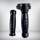 Maxbell Motorcycle Handlebar Throttle Twist Grip Handle Bar Thruster Grip Nonslip Black