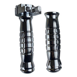 Maxbell Motorcycle Handlebar Throttle Twist Grip Handle Bar Thruster Grip Nonslip Argent