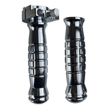 Maxbell Motorcycle Handlebar Throttle Twist Grip Handle Bar Thruster Grip Nonslip Argent
