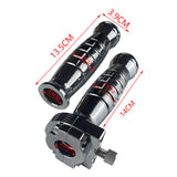 Maxbell Motorcycle Handlebar Throttle Twist Grip Handle Bar Thruster Grip Nonslip Argent