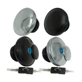 Maxbell Motorcycle Fuel Oil Caps Lock for Harley 883 Accessory Professional Black Without Keys