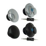 Maxbell Motorcycle Fuel Oil Caps Lock for Harley 883 Accessory Professional Black Without Keys