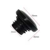 Maxbell Motorcycle Fuel Oil Caps Lock for Harley 883 Accessory Professional Black Without Keys