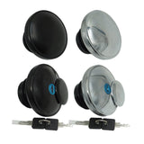 Maxbell Motorcycle Fuel Oil Caps Lock for Harley 883 Accessory Professional Black Without Keys