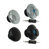 Maxbell Motorcycle Fuel Oil Caps Lock for Harley 883 Accessory Professional Black Without Keys