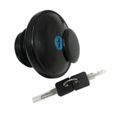 Maxbell Motorcycle Fuel Oil Caps Lock for Harley 883 Accessory Professional Black With Keys