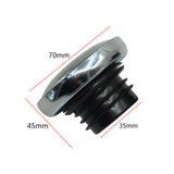 Maxbell Motorcycle Fuel Oil Caps Lock for Harley 883 Accessory Professional Silver With Keys