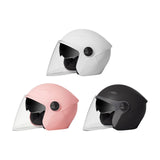 Maxbell Universal Motorcycle Helmet 2 Visors for Commuting Cycling Motorbike White