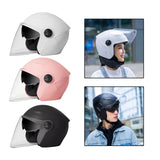 Maxbell Universal Motorcycle Helmet 2 Visors for Commuting Cycling Motorbike White
