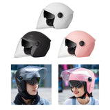 Maxbell Universal Motorcycle Helmet 2 Visors for Commuting Cycling Motorbike White