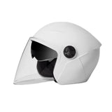 Maxbell Universal Motorcycle Helmet 2 Visors for Commuting Cycling Motorbike White