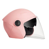 Maxbell Universal Motorcycle Helmet 2 Visors for Commuting Cycling Motorbike Pink