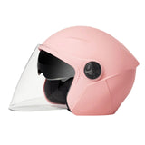 Maxbell Universal Motorcycle Helmet 2 Visors for Commuting Cycling Motorbike Pink