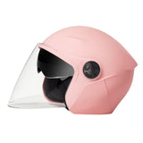 Maxbell Universal Motorcycle Helmet 2 Visors for Commuting Cycling Motorbike Pink