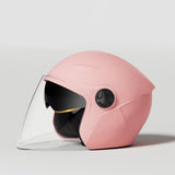 Maxbell Universal Motorcycle Helmet 2 Visors for Commuting Cycling Motorbike Pink