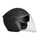 Maxbell Universal Motorcycle Helmet 2 Visors for Commuting Cycling Motorbike Black