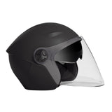 Maxbell Universal Motorcycle Helmet 2 Visors for Commuting Cycling Motorbike Black