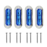 Maxbell 4Pcs Trailer Marker Lights Easy to Install Indicator for Lorry Van